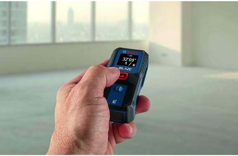 BOSCH GLM100-23 100 Ft Blaze Laser Distance Measure, Includes 2 AA Batteries - Image 3